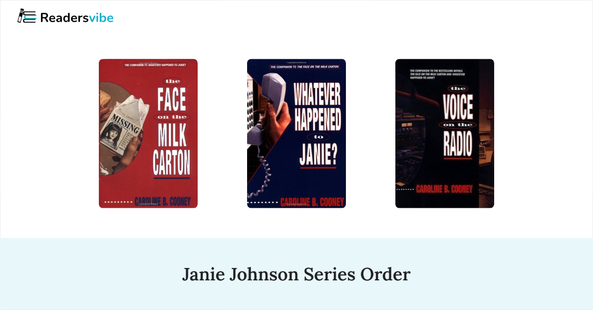 Janie Johnson Book Series In Order (5 Books)