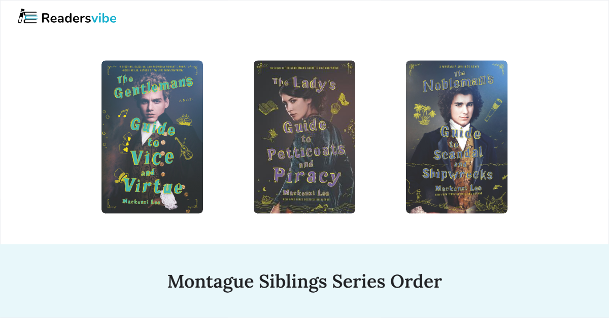 Montague Siblings Book Series In Order (3 Books)