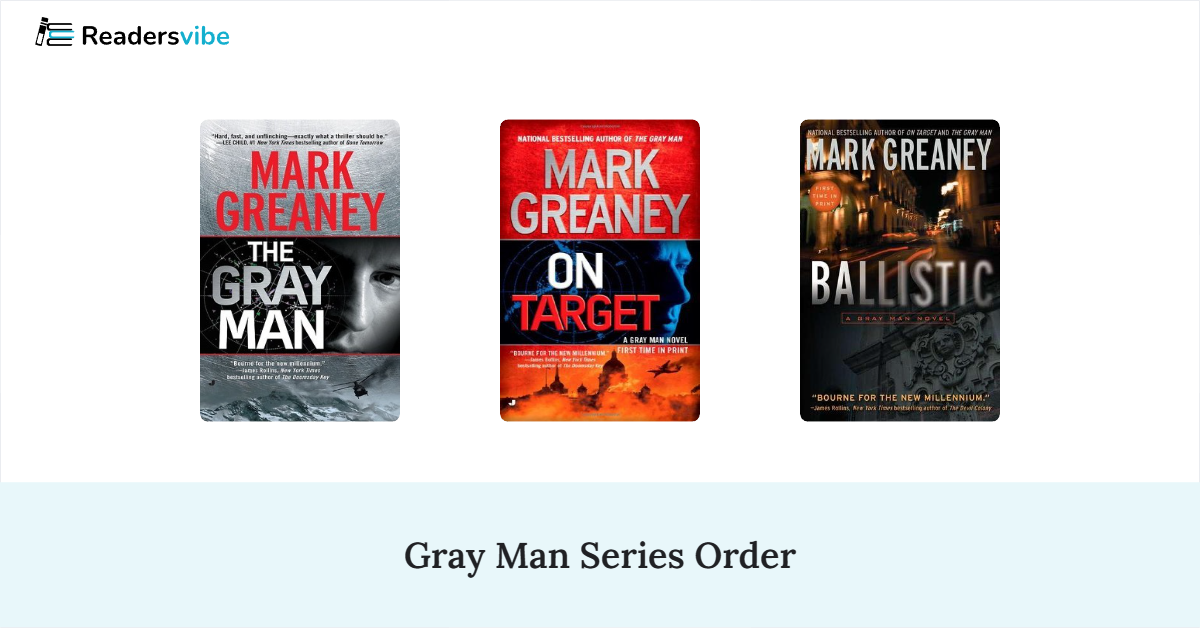 Gray Man Book Series In Order (13 Books)