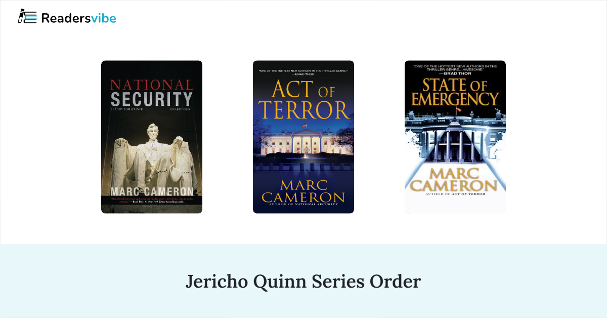 Jericho Quinn Book Series In Order (8 Books)