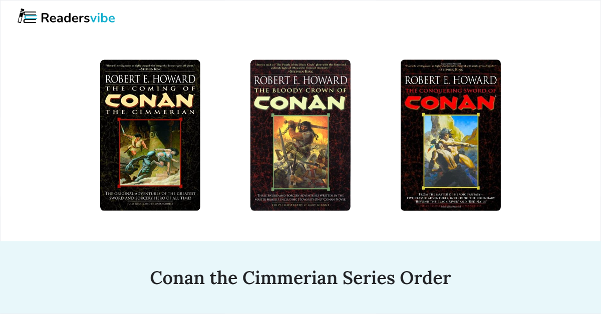 Conan the Cimmerian Book Series In Order (3 Books)