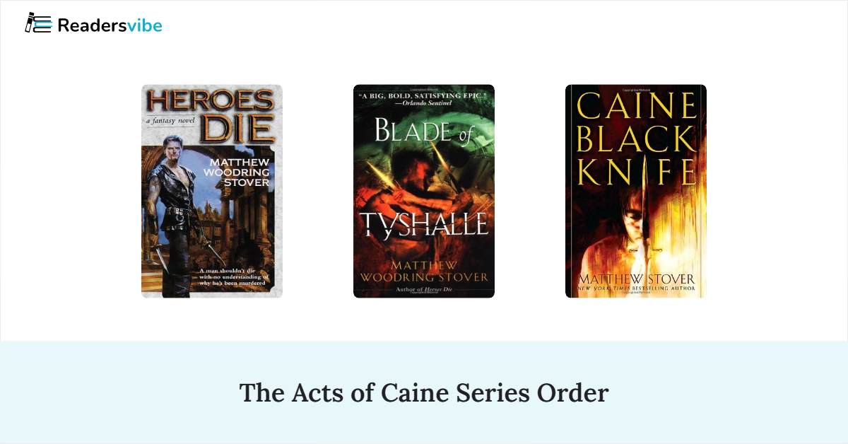 The Acts of Caine Book Series In Order (4 Books)