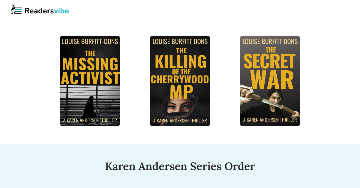 Karen Andersen Book Series In Order (3 Books)