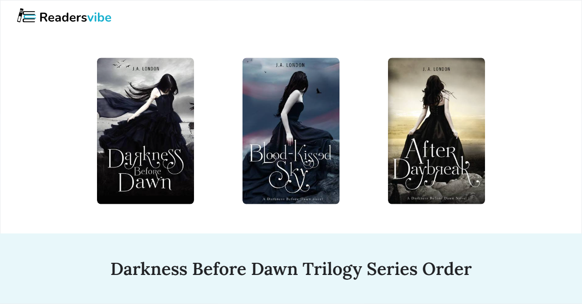 Darkness Before Dawn Trilogy Book Series In Order (3 Books)