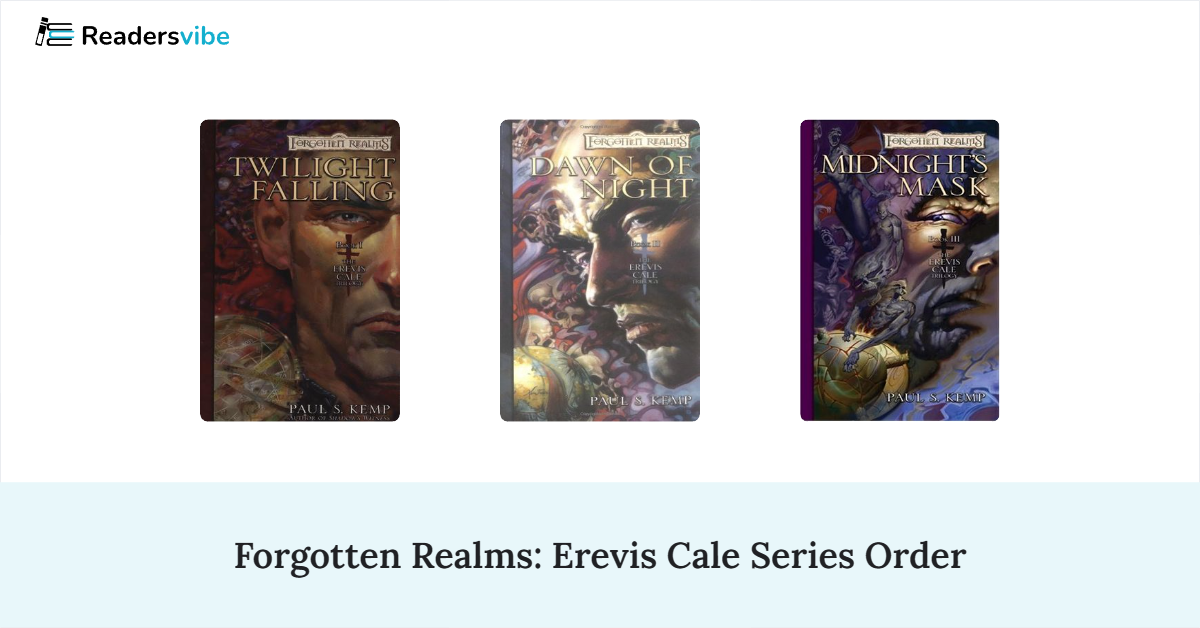 Realms Erevis Cale Book Series In Order (3 Books)
