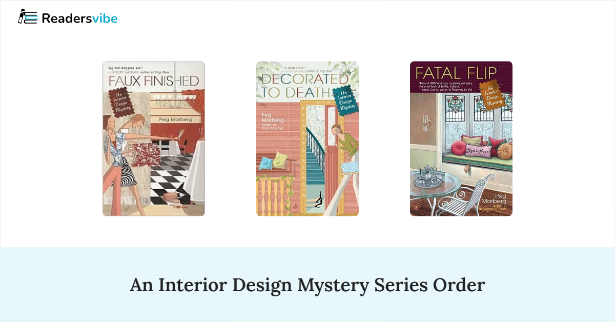 An Interior Design Mystery Book Series In Order (3 Books)
